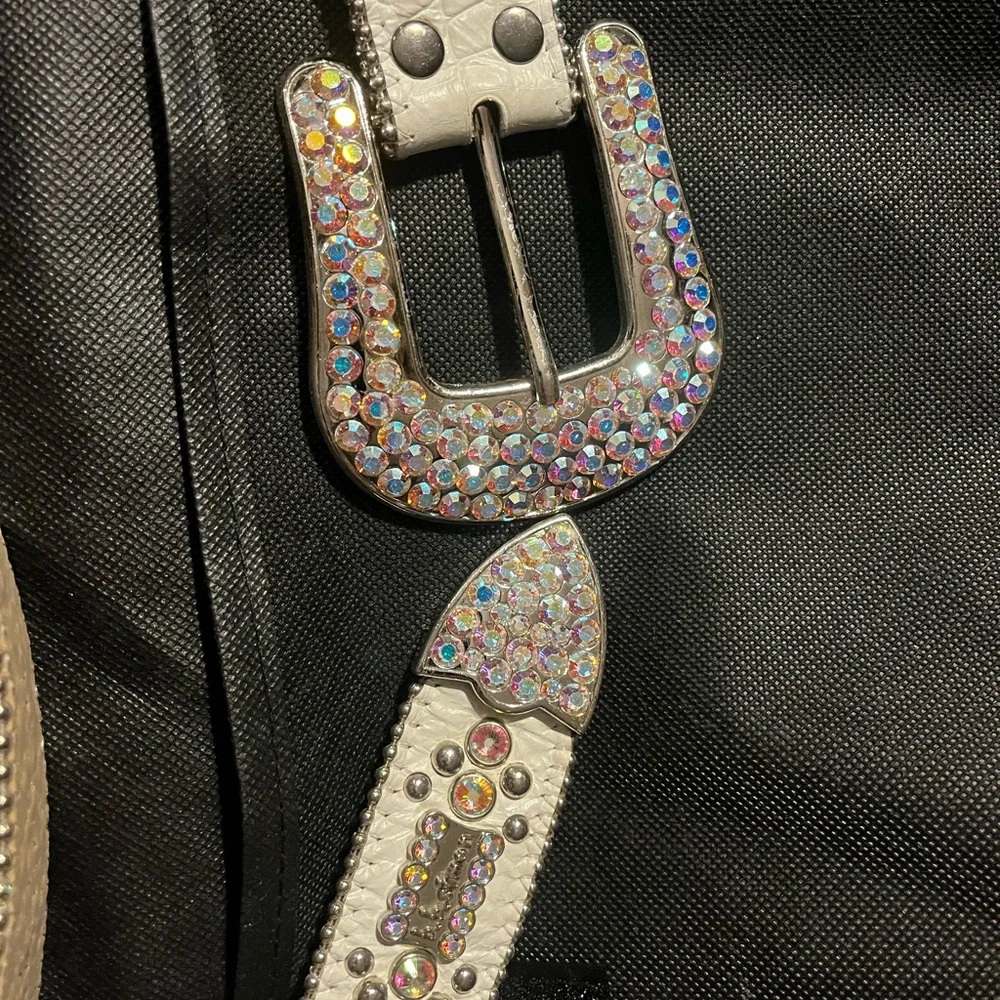 B.B. Simon Multicolor Crystal Belt - Picture 5 of 5